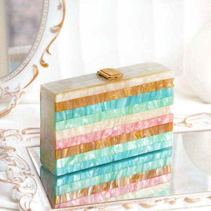 Prime Pastel Acrylic Clutch Bag