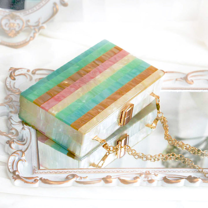 Prime Pastel Acrylic Clutch Bag