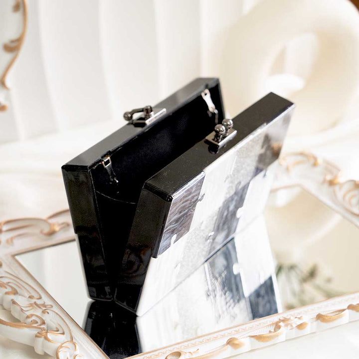 Puzzle Acrylic Clutch Bag