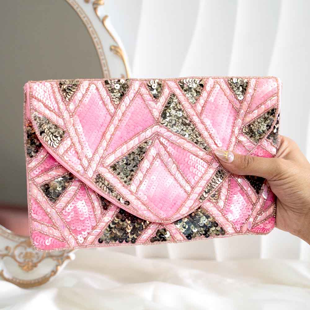 Pink Boho Sling Bag