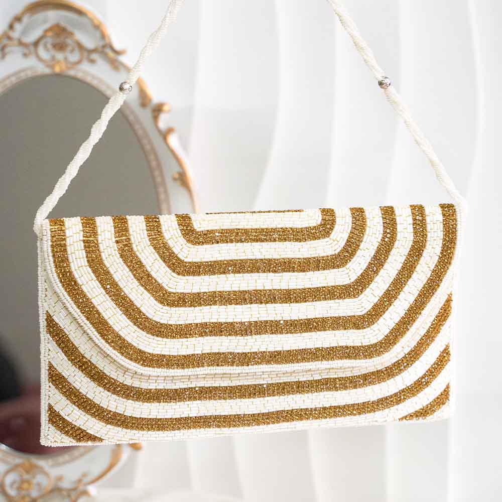 Luminous Ethnic Clutch Bag