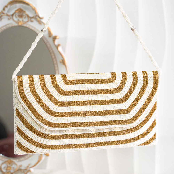 Luminous Ethnic Clutch Bag