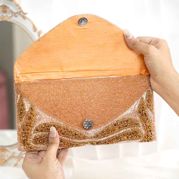 Empress Ethnic Crystal Clutch