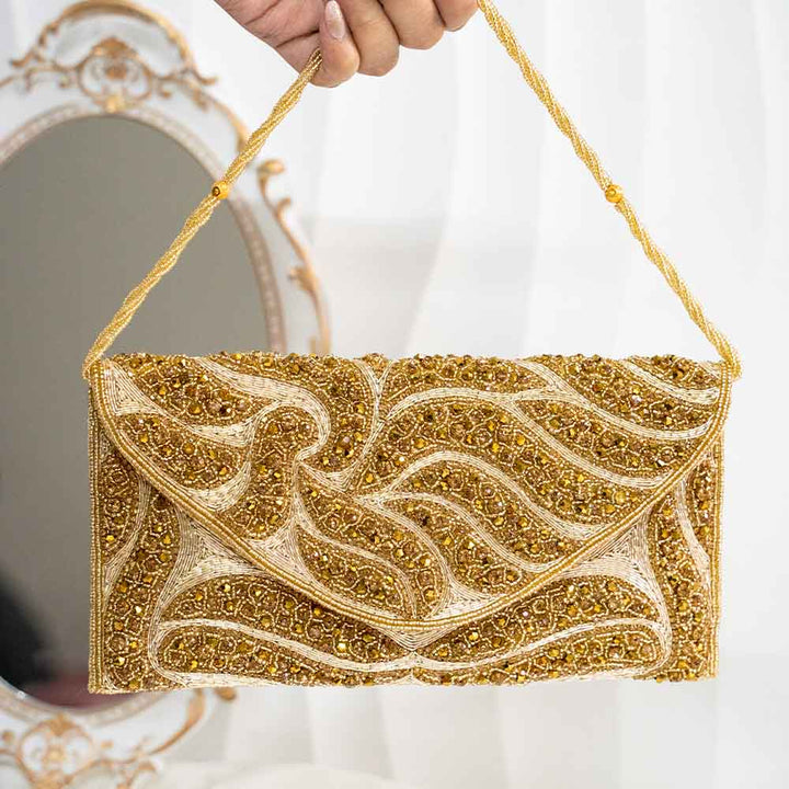 Empress Ethnic Crystal Clutch
