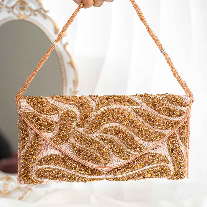 Empress Ethnic Crystal Clutch