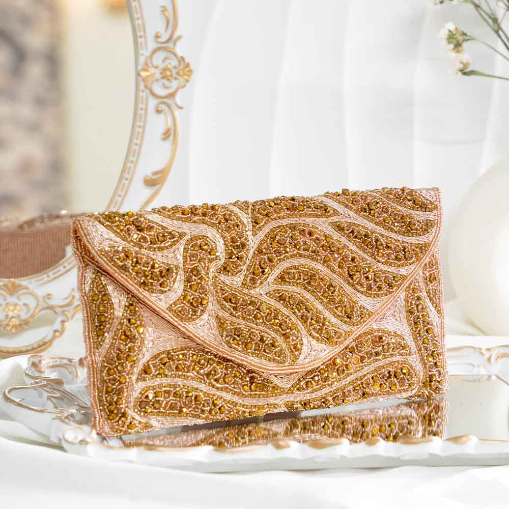 Empress Ethnic Crystal Clutch