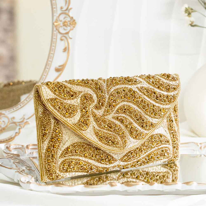 Empress Ethnic Crystal Clutch