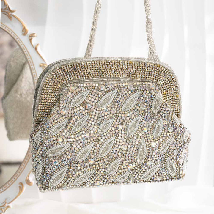 Silver Holographic Ethnic Bag