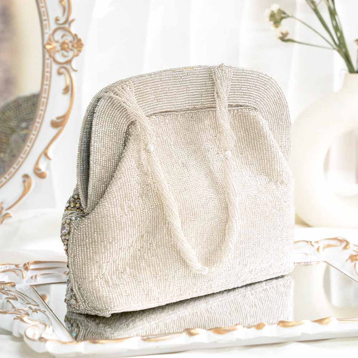 Silver Holographic Ethnic Bag