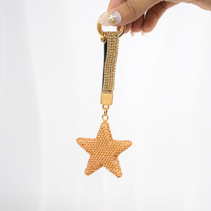 Crystal Star Keychain
