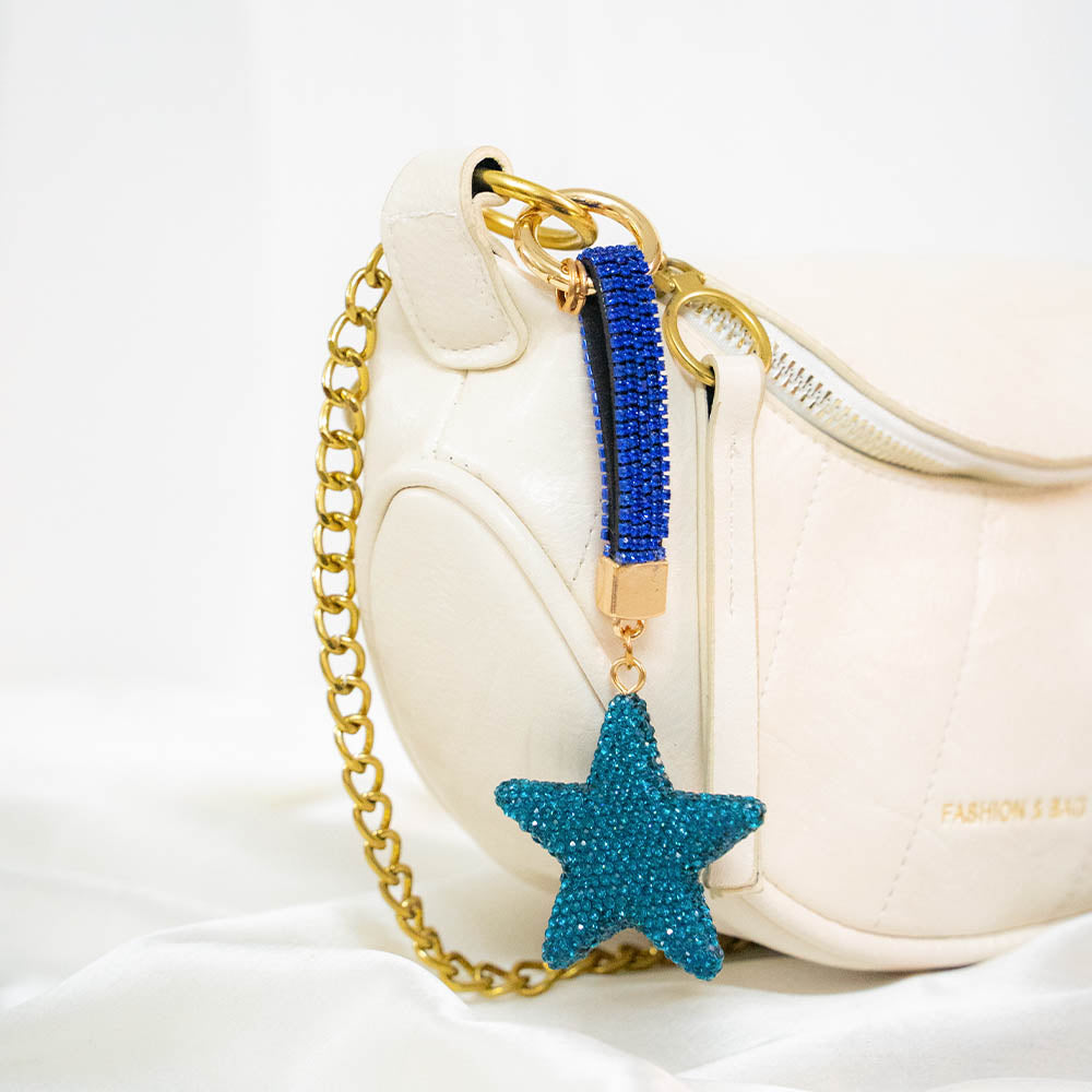 Crystal Star Keychain