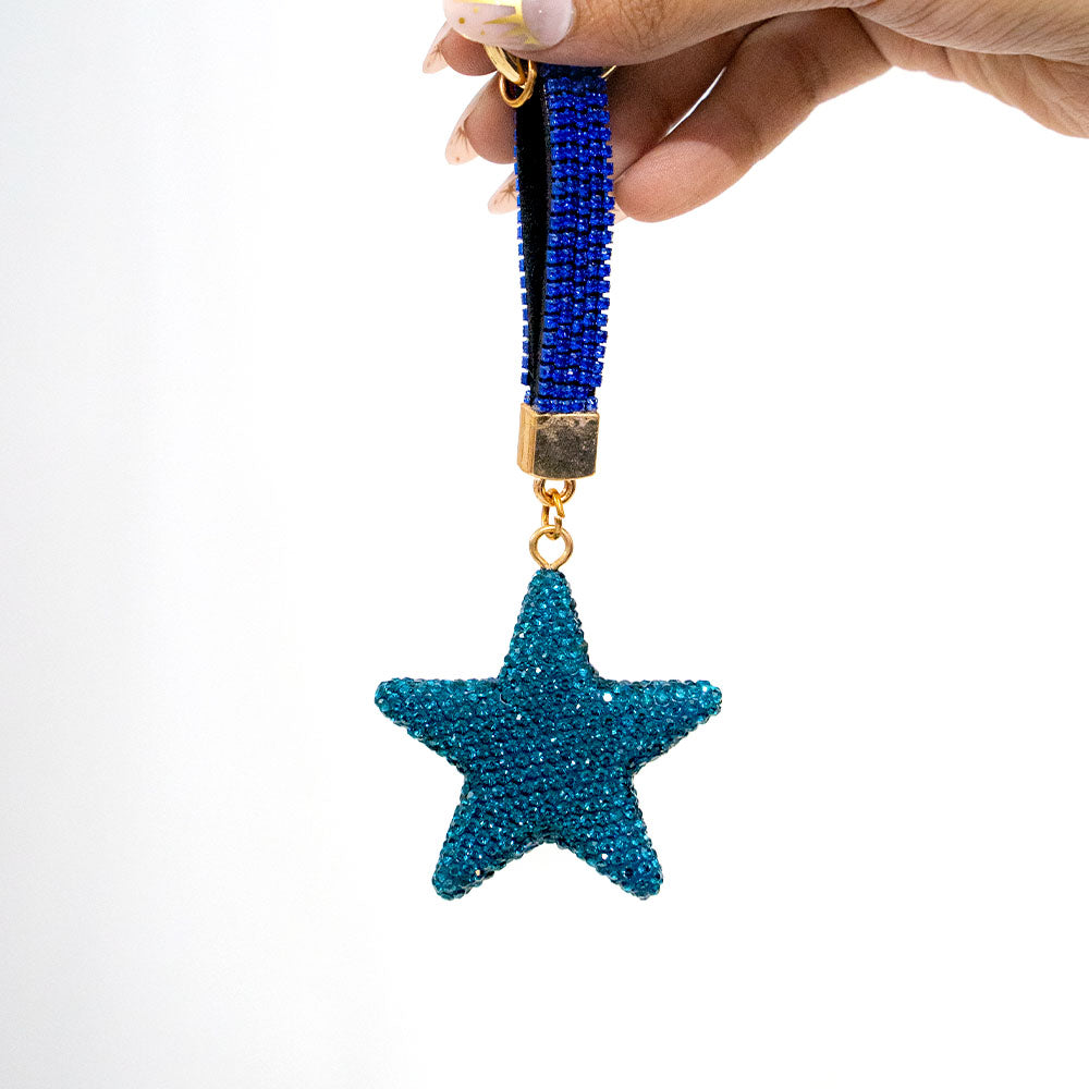 Crystal Star Keychain