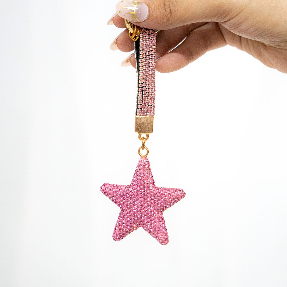 Crystal Star Keychain