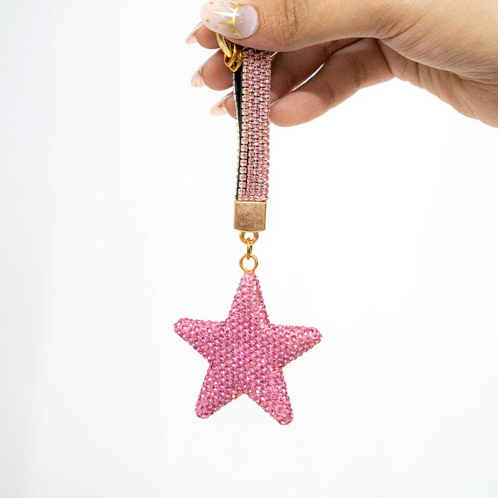 Crystal Star Keychain