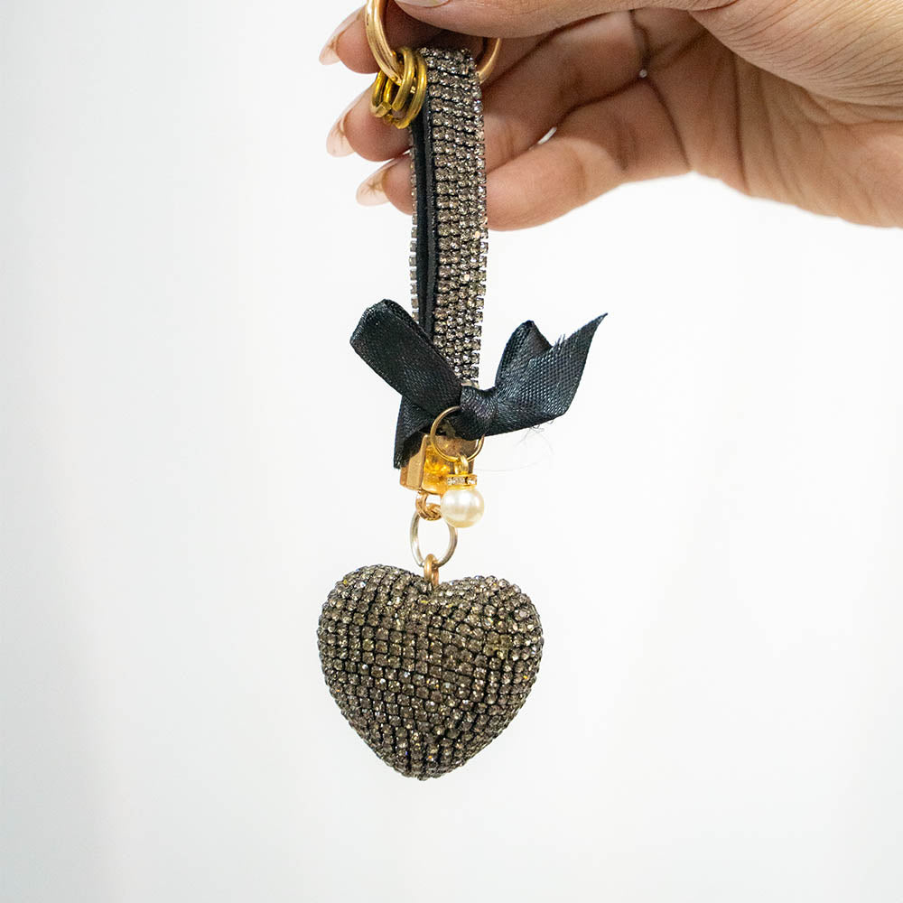 Dear Heart Crystal Keychain