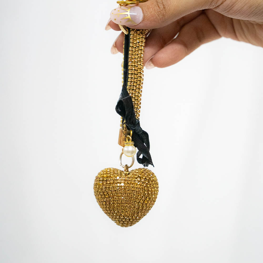 Dear Heart Crystal Keychain