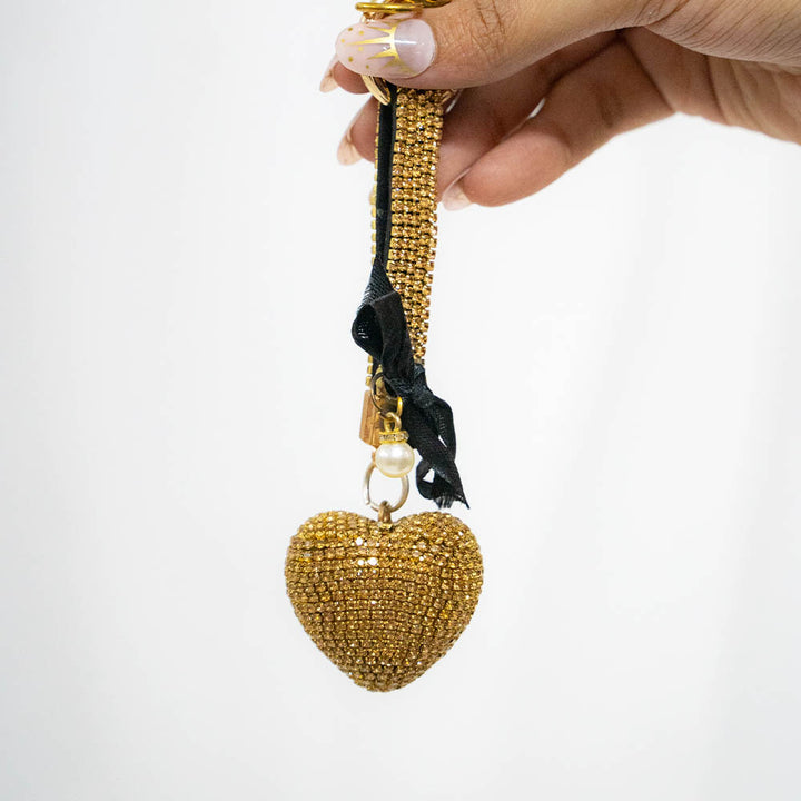 Dear Heart Crystal Keychain
