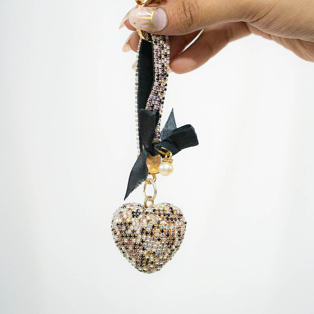 Dear Heart Crystal Keychain
