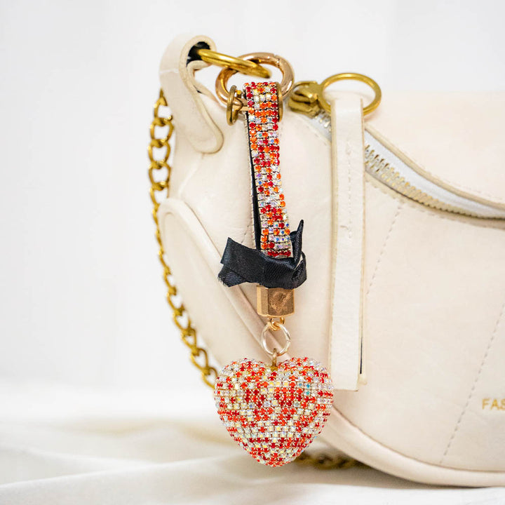 Dear Heart Crystal Keychain