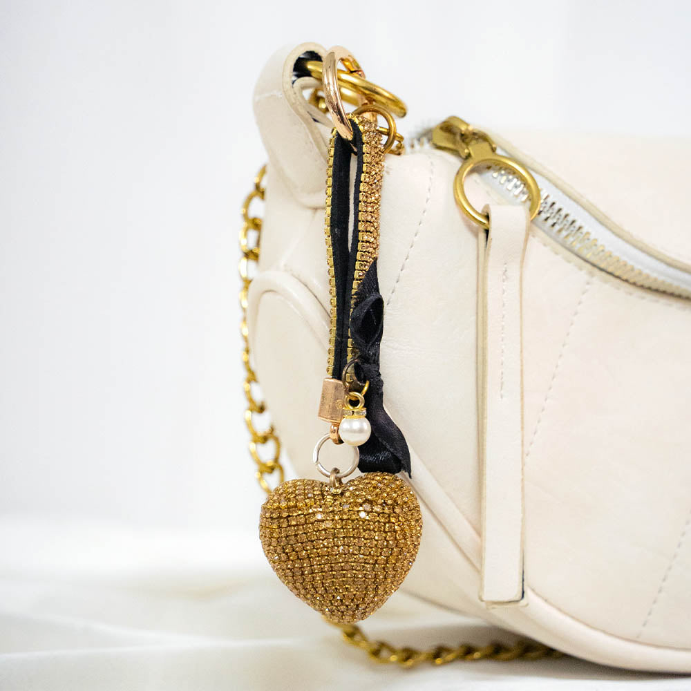 Dear Heart Crystal Keychain
