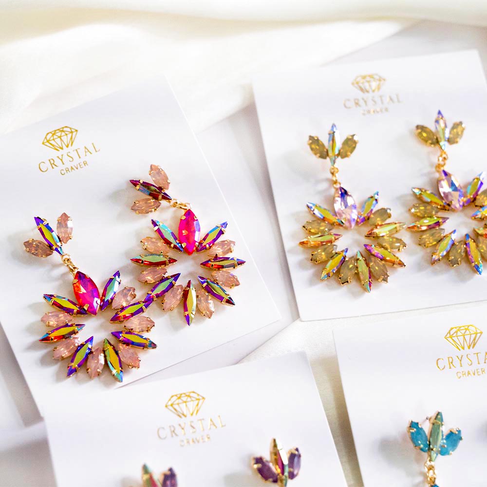 Crystal Frost Earrings