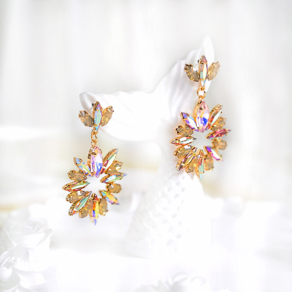 Crystal Frost Earrings