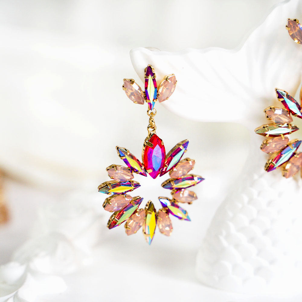 Crystal Frost Earrings