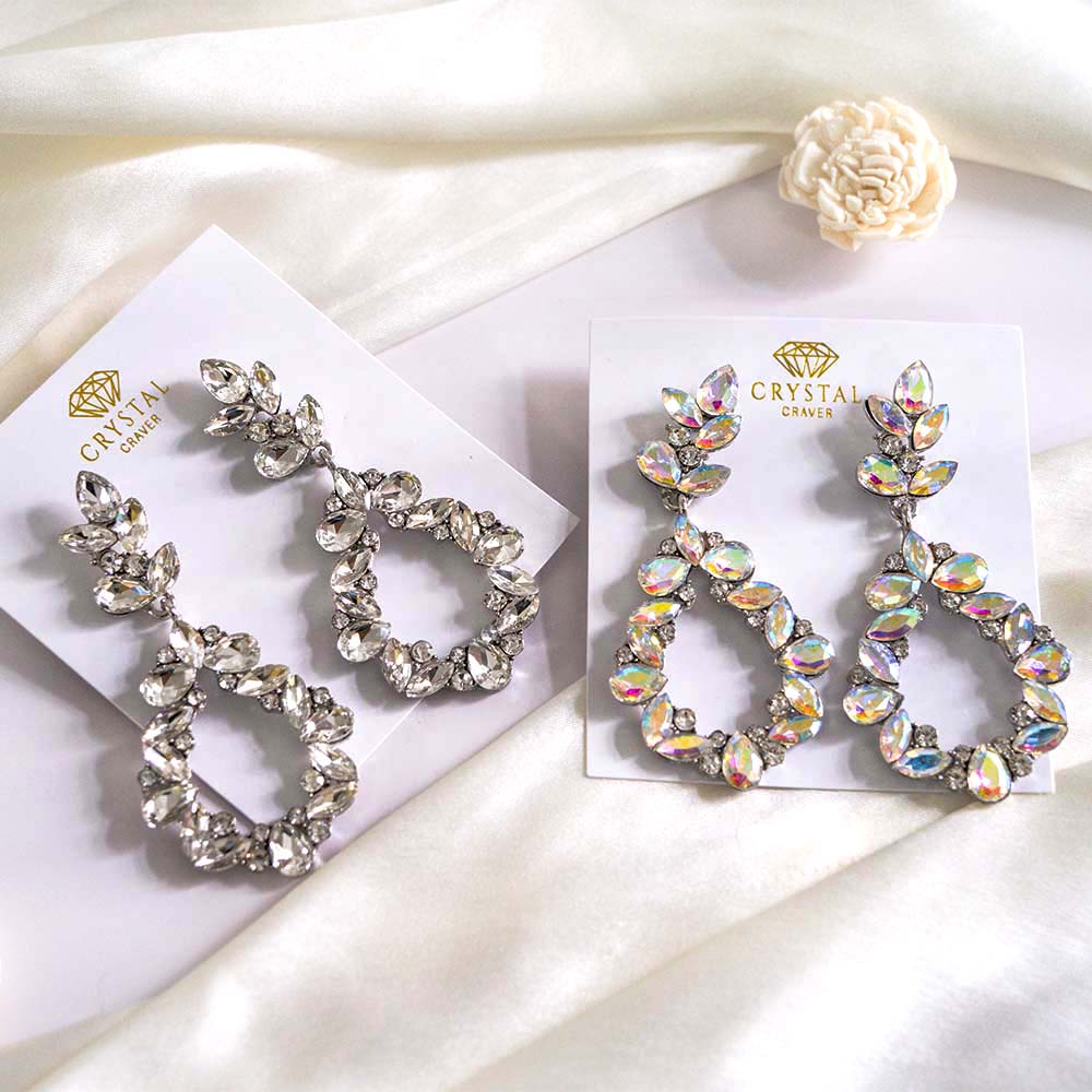 Deluxe Drop Crystal Earrings
