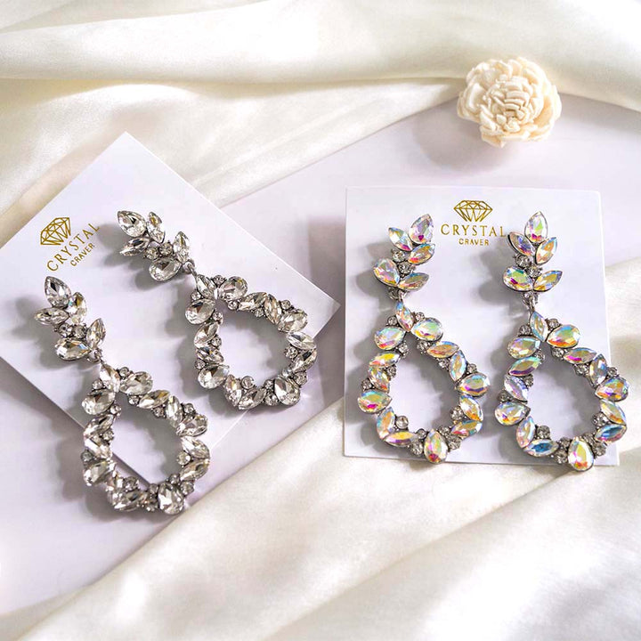 Deluxe Drop Crystal Earrings