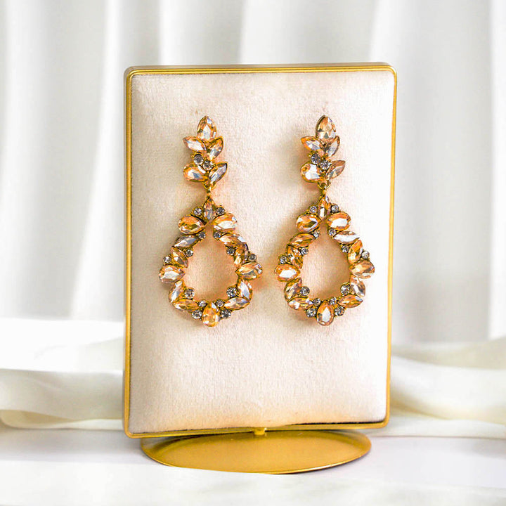 Deluxe Drop Crystal Earrings