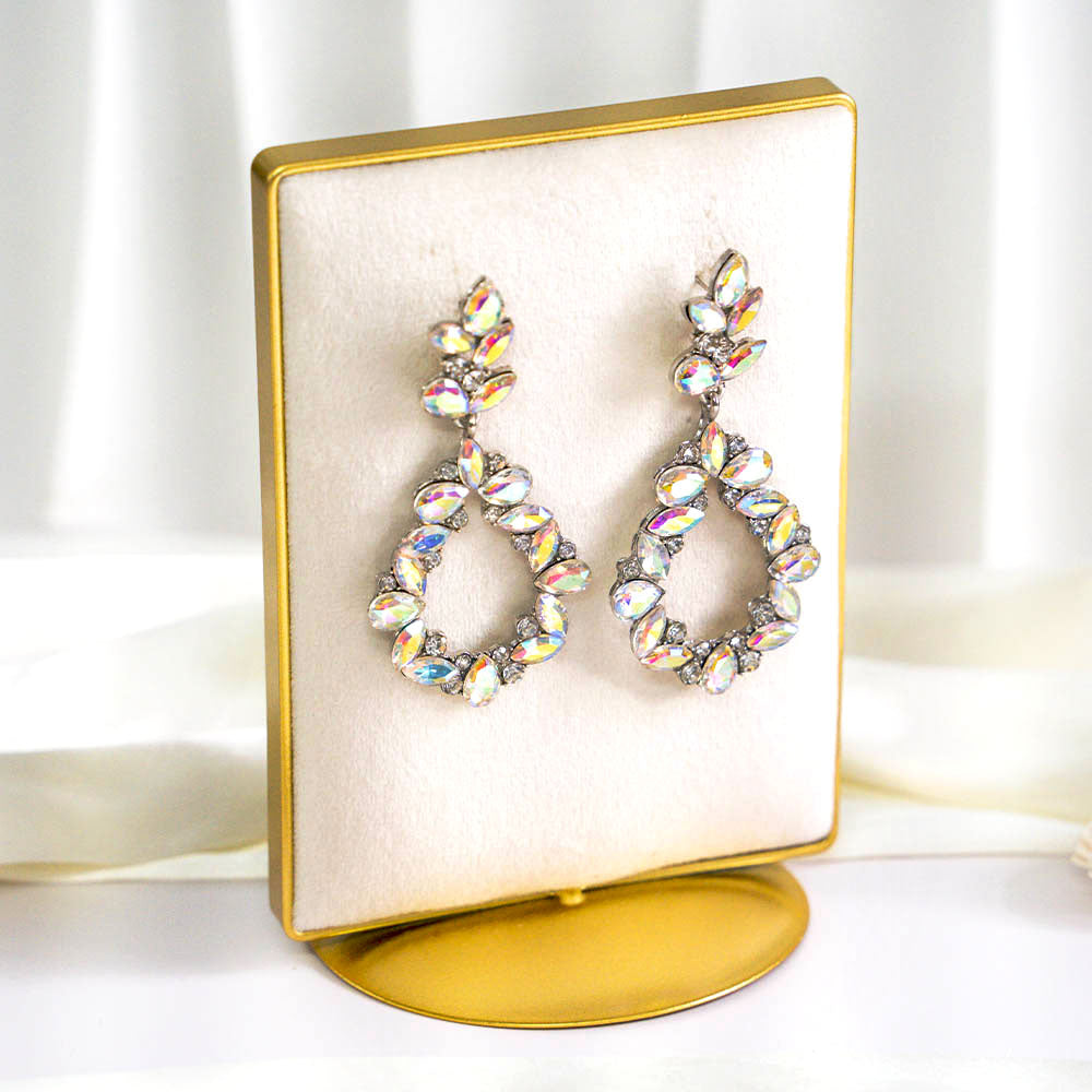 Deluxe Drop Crystal Earrings