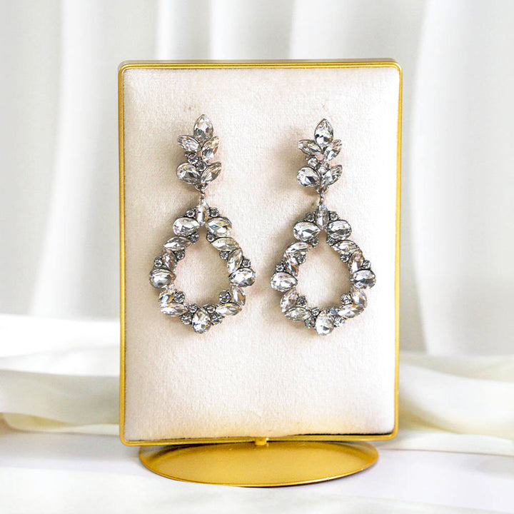 Deluxe Drop Crystal Earrings