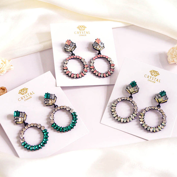 Glam Crystal Earrings