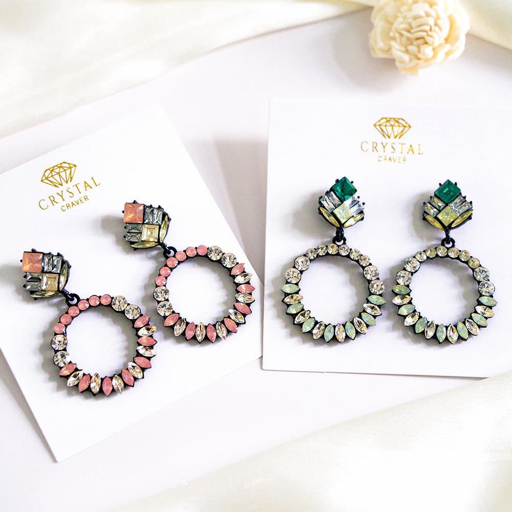 Glam Crystal Earrings