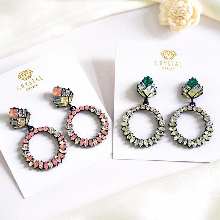 Glam Crystal Earrings