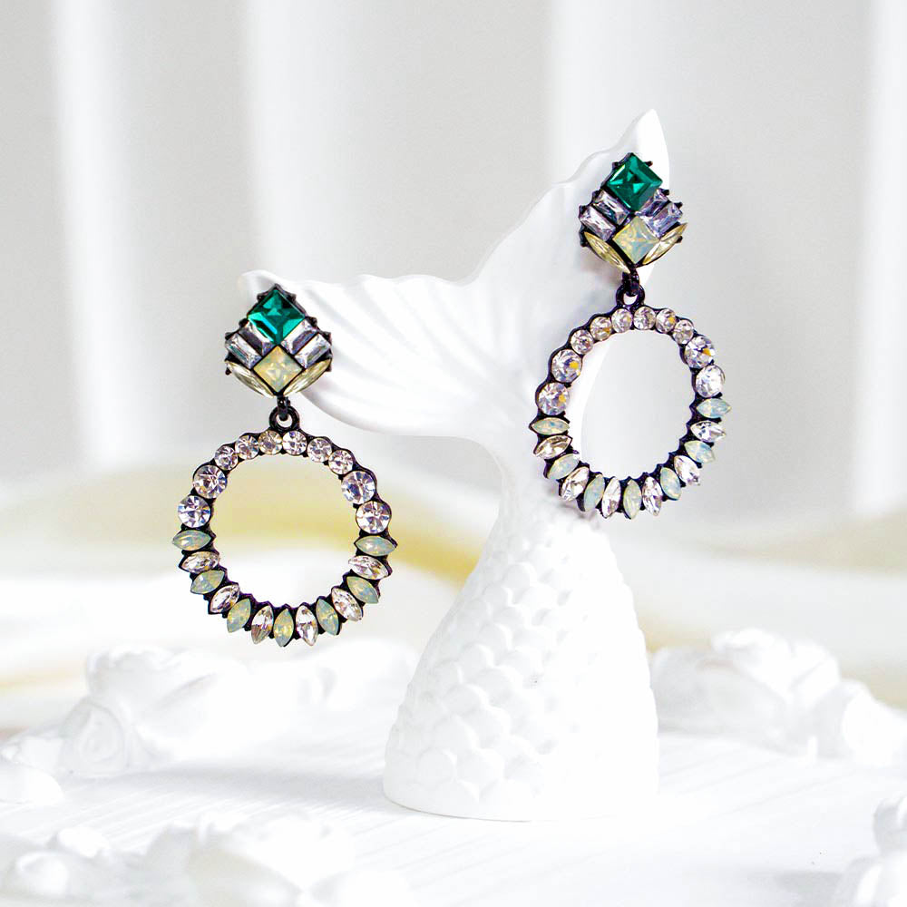 Glam Crystal Earrings