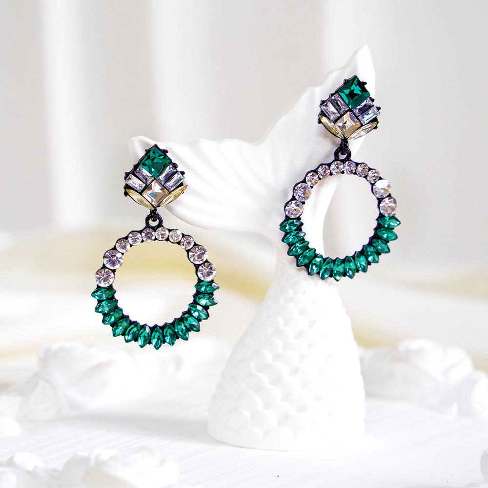 Glam Crystal Earrings