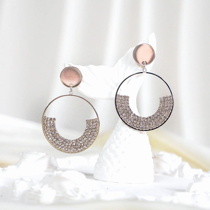 Holo Glitter Statement Earrings