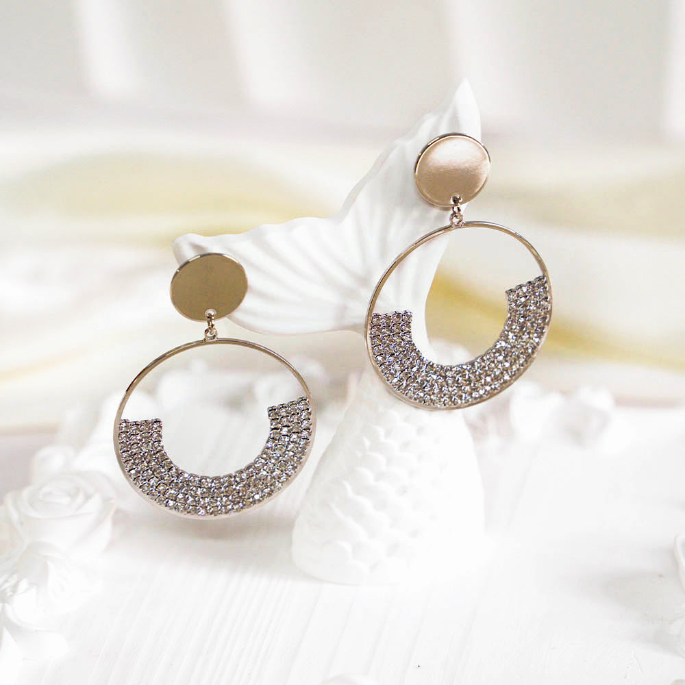 Holo Glitter Statement Earrings