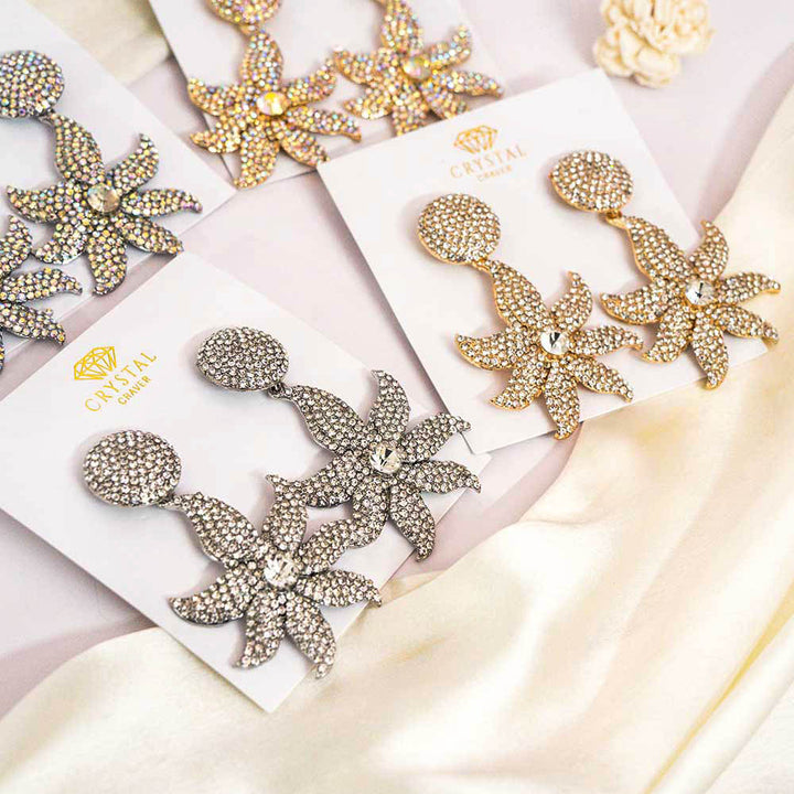 Starburst Diamond Earrings