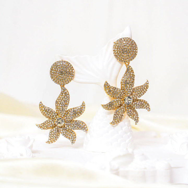 Starburst Diamond Earrings