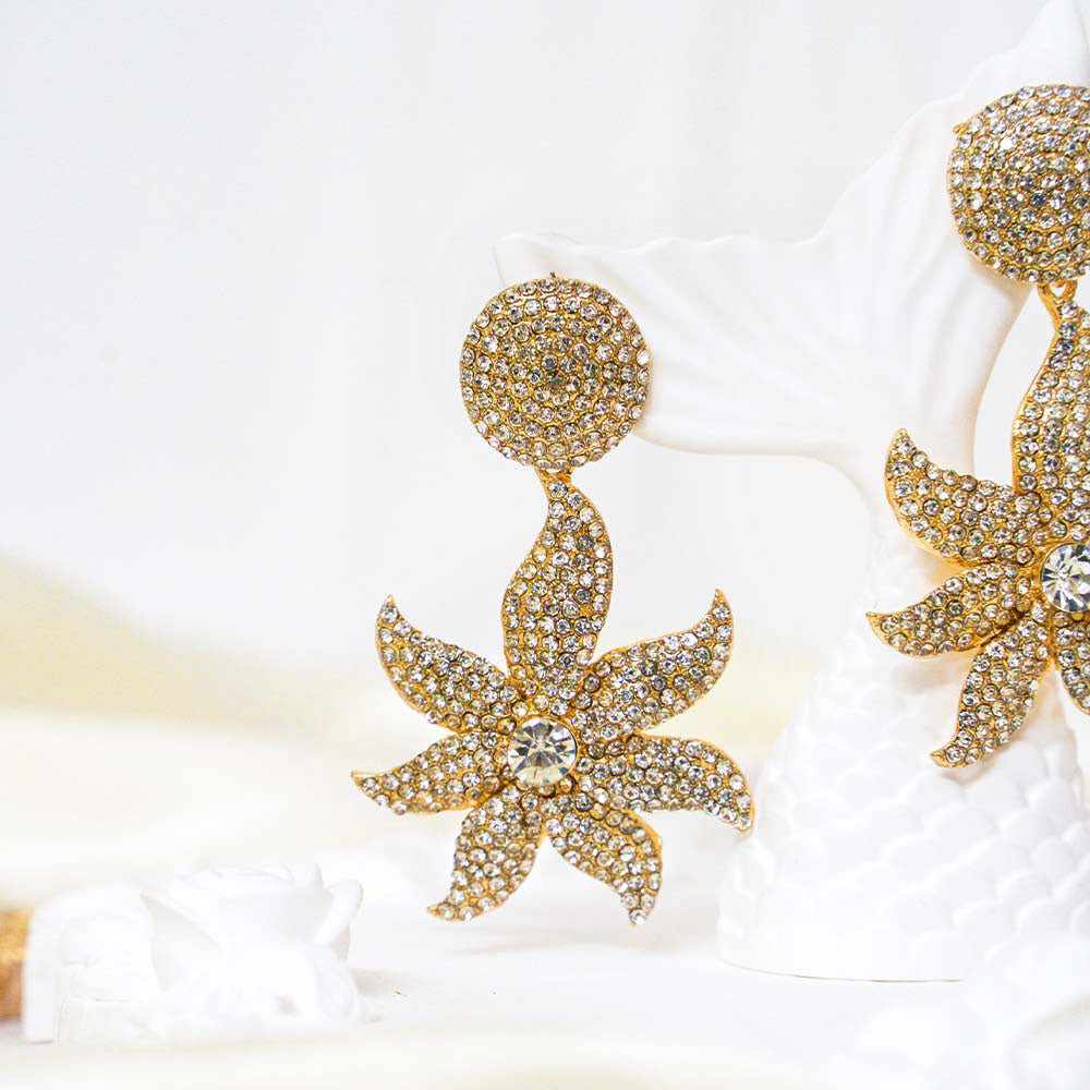 Starburst Diamond Earrings