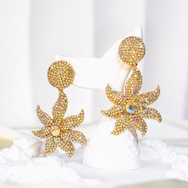 Starburst Diamond Earrings