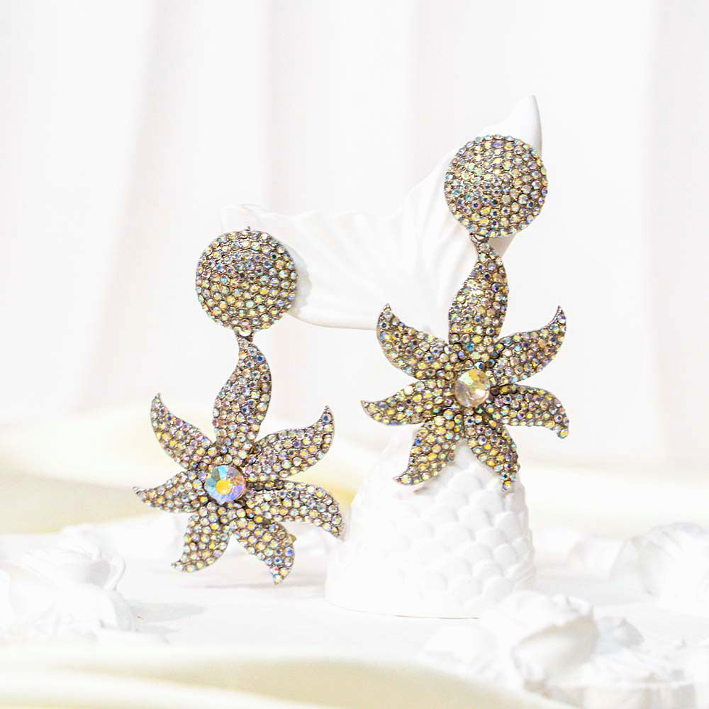 Starburst Diamond Earrings