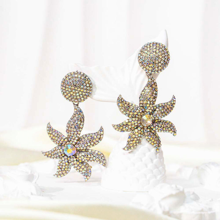 Starburst Diamond Earrings