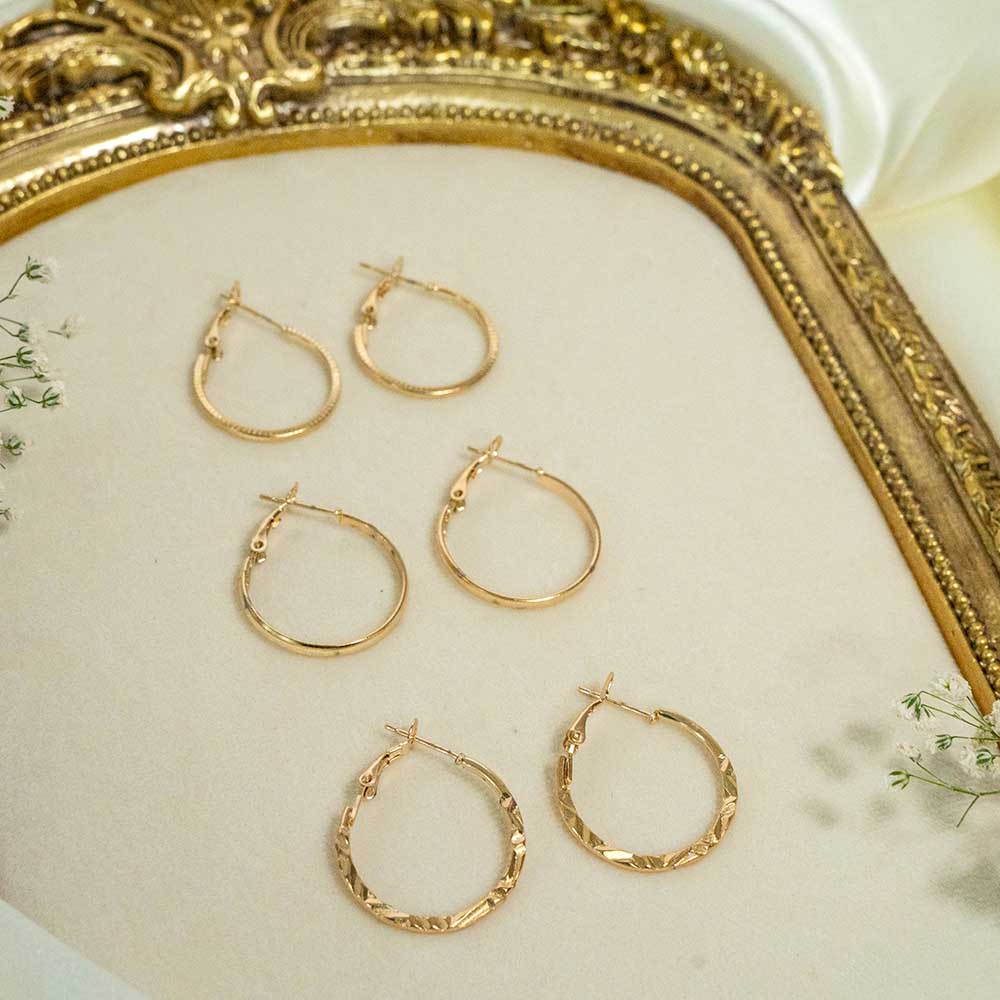 Hoop Love Earring Set Of 9