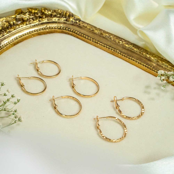 Hoop Love Earring Set Of 9
