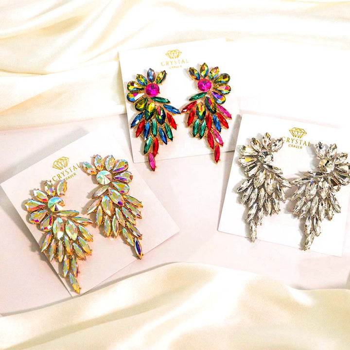 Vintage Vibes Crystal Earrings
