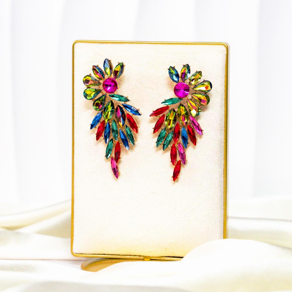 Vintage Vibes Crystal Earrings