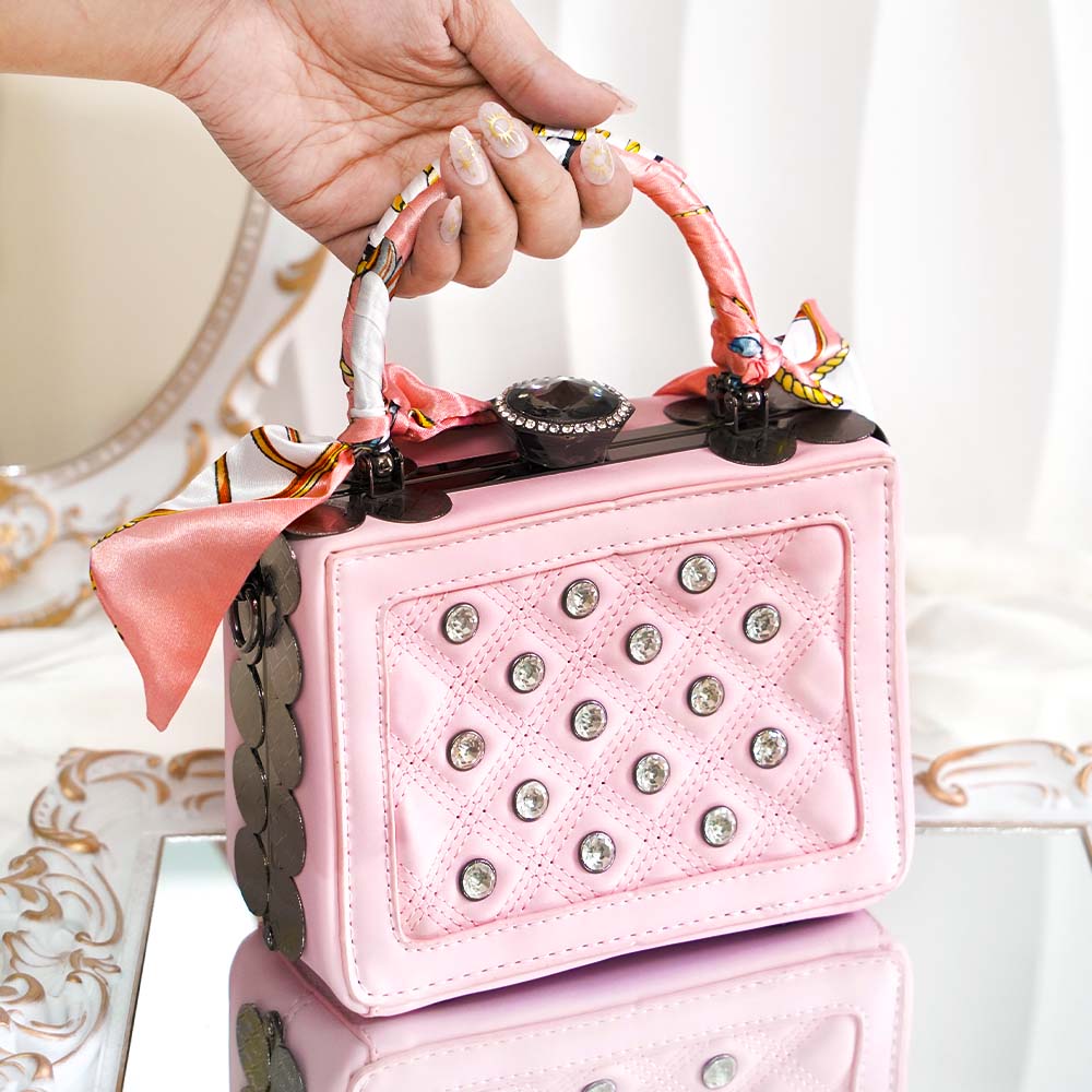 Noir Crystal Handbag